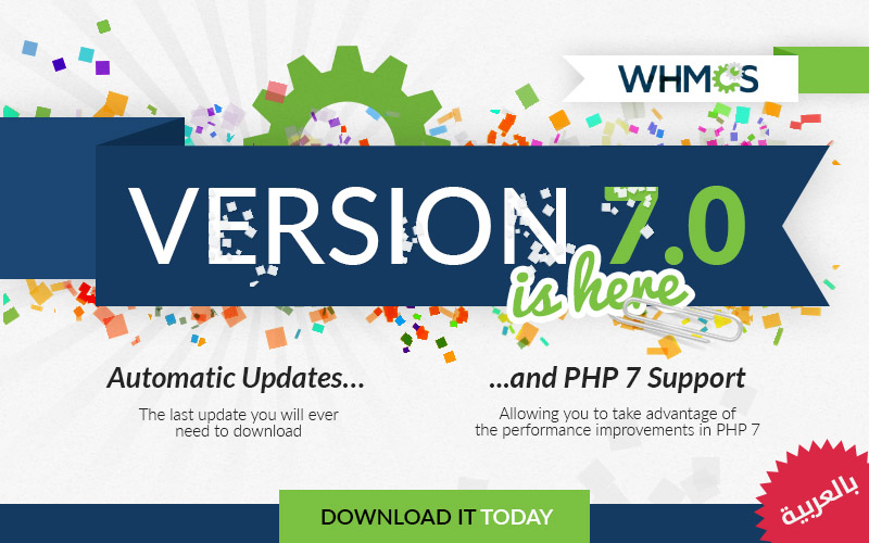 التعريب الكامل WHMCS 7.1.0 لوحة التحكم + منطقة العملاء